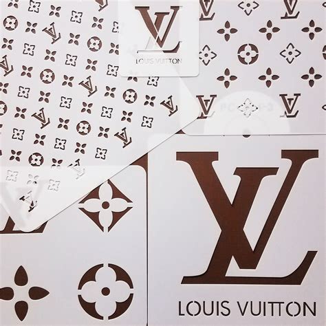 louis vuitton template for cakes